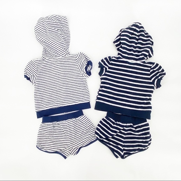 {2} Juicy Couture Girls 2 Pieces Hoody Shorts Sets Size 24 months - Picture 9 of 9